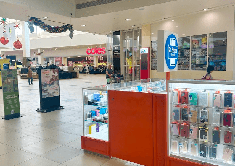 Inside Burwood One Shopping Center